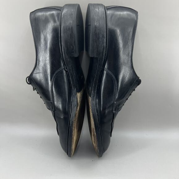 Allen Edmonds Walton Cap Split Toe Oxford Men Size 11.5 E Wide Black Lace Shoes main image 11